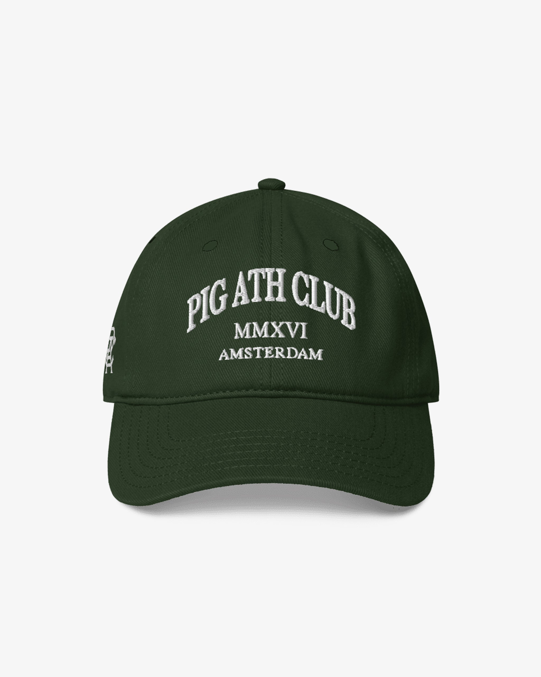 PigAthleticClub™ AMSTERDAM DAD CAP STRAPBACK - Dark Green