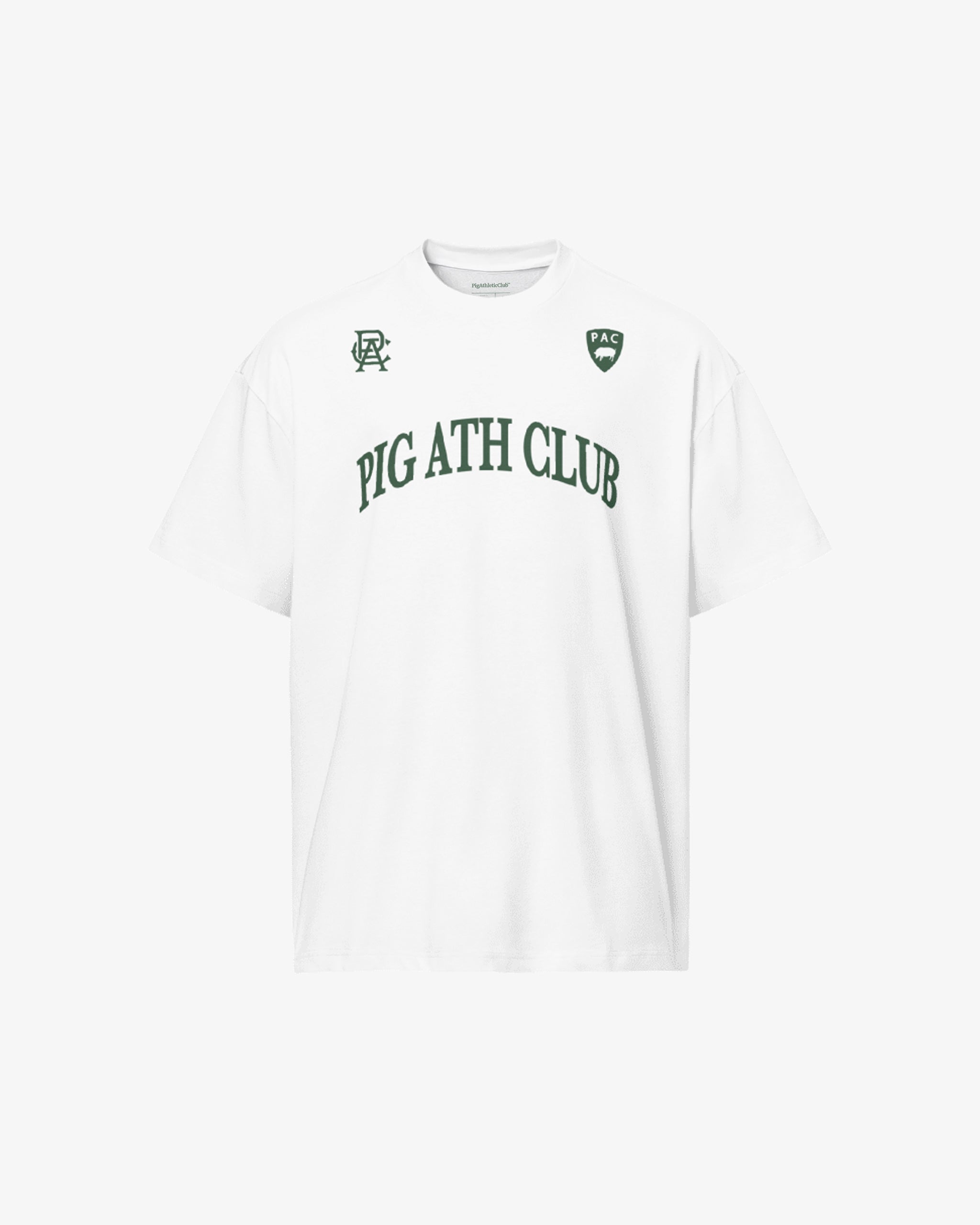 PigAthleticClub™ ACADEMY BOX TEE - White