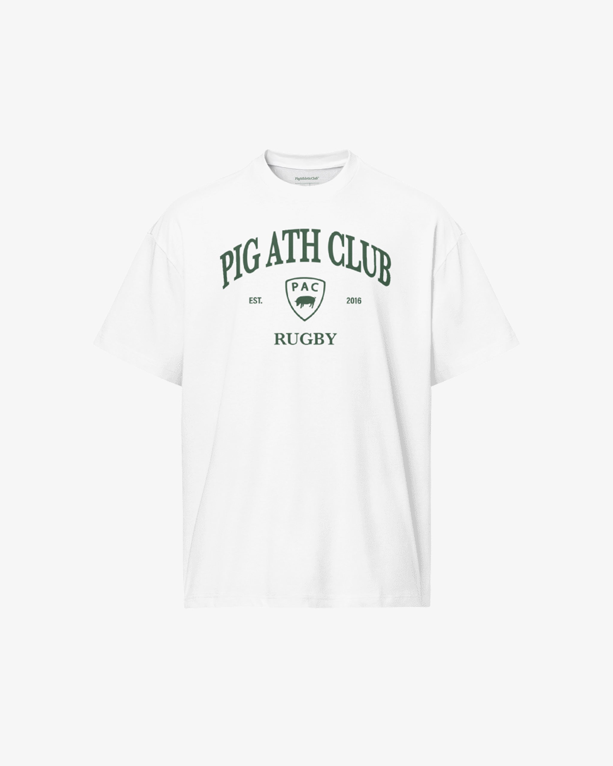 PigAthleticClub™ ESTABLISHED BOX TEE - White