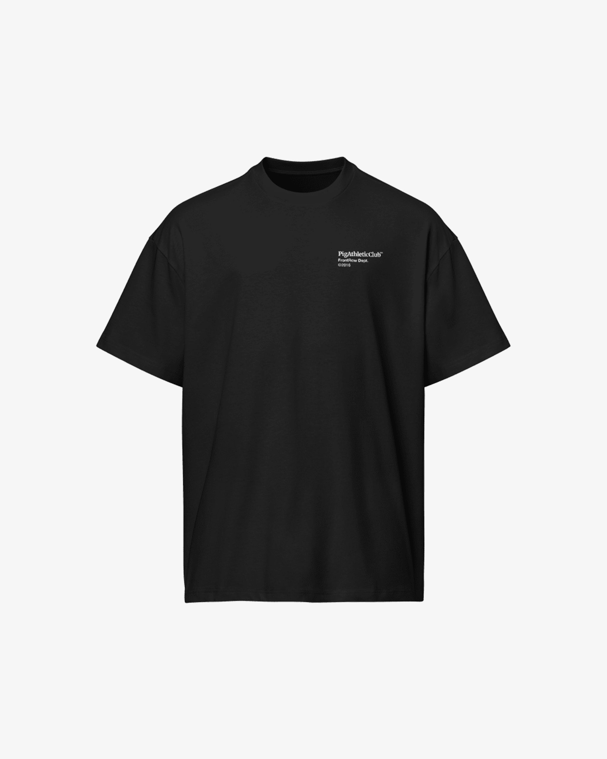 FrontRow Department™ SCRUMS & LINEOUTS BOX TEE - Black