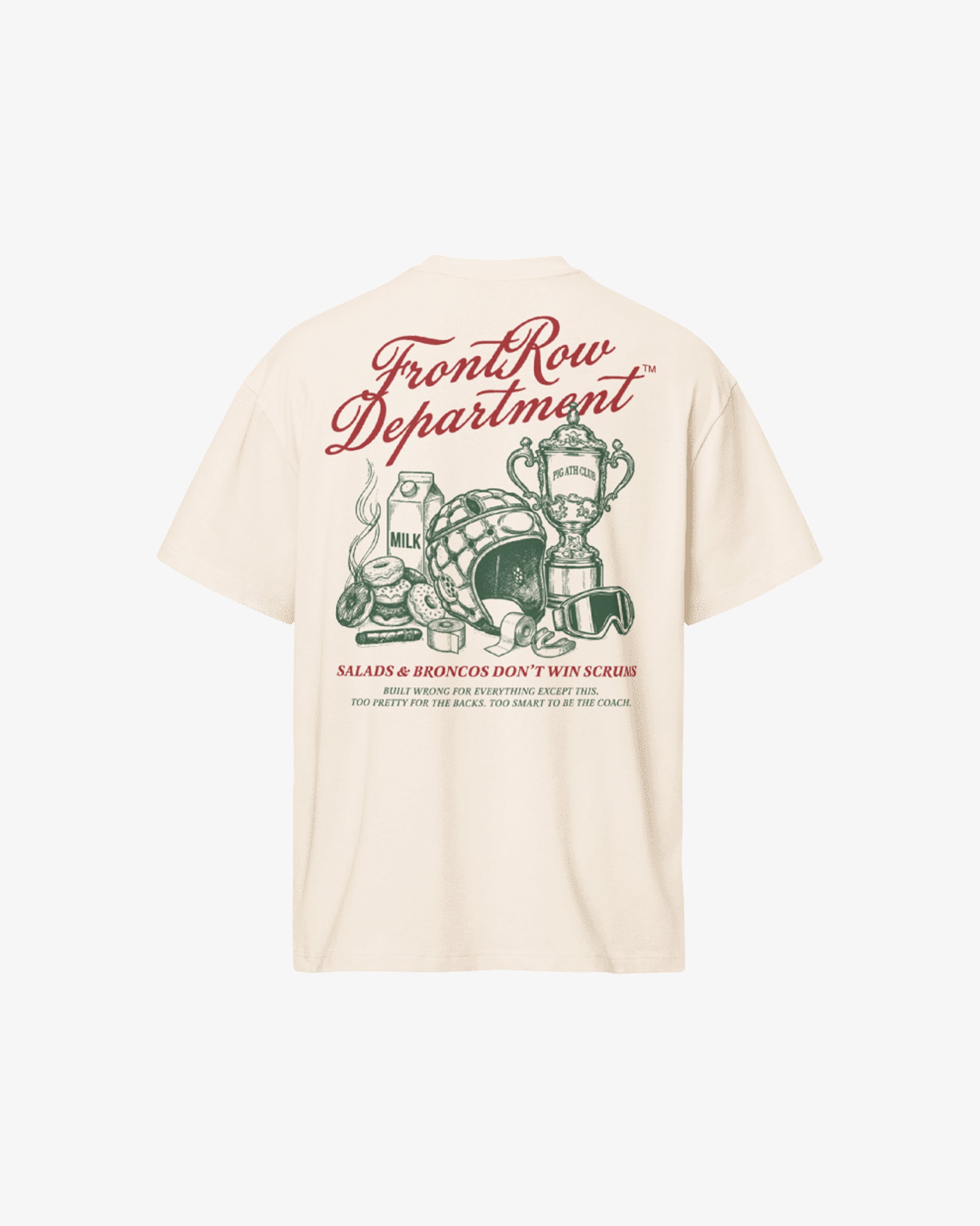 VINTAGE FrontRow Department™ BOX TEE - Vintage White