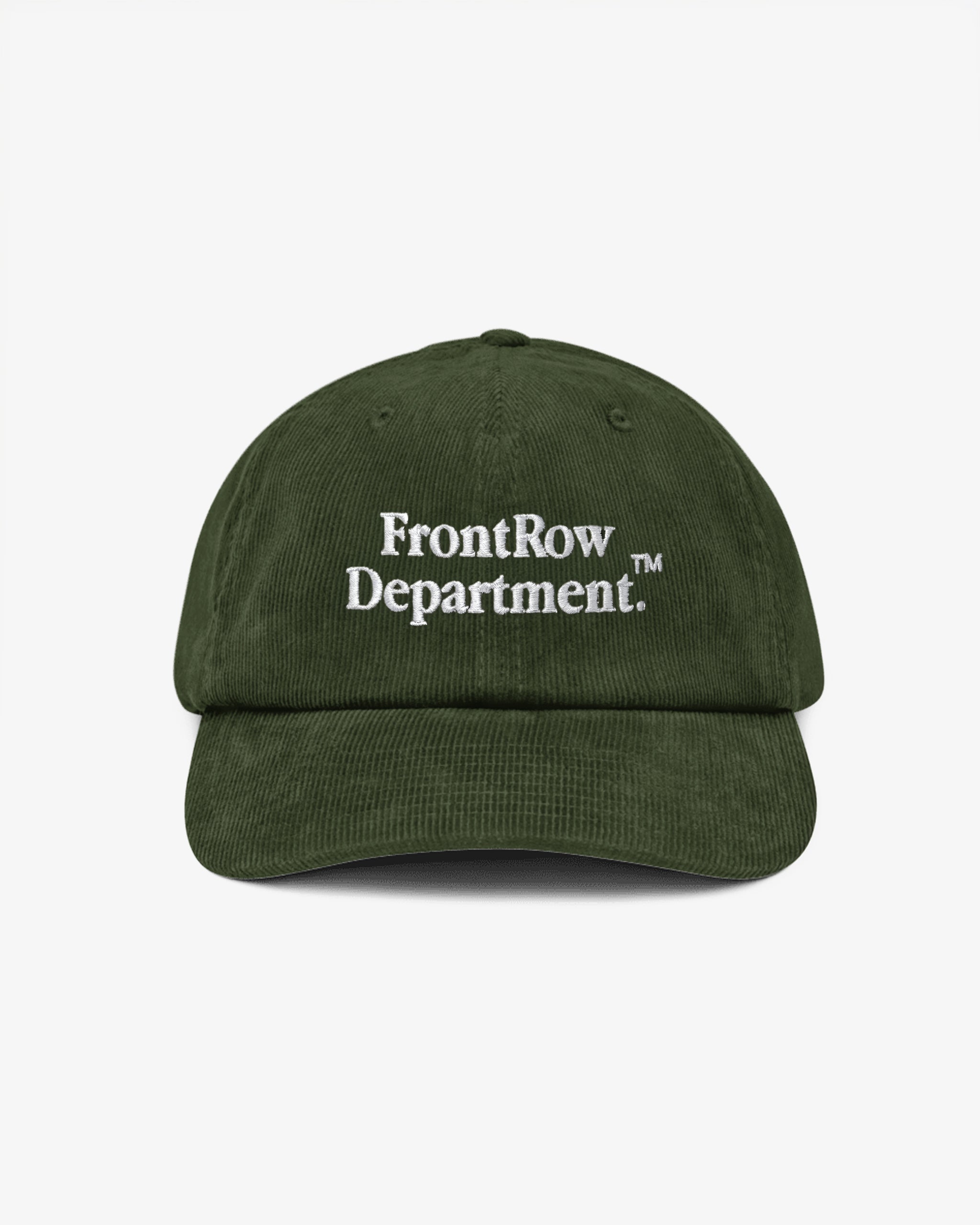 FrontRow Department™ CORDUROY STRAPBACK - Olive Green