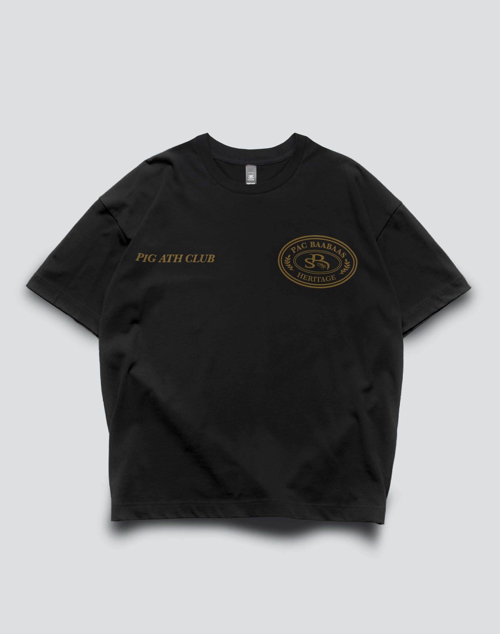 PAC BaaBaas Heritage Black T-Shirt