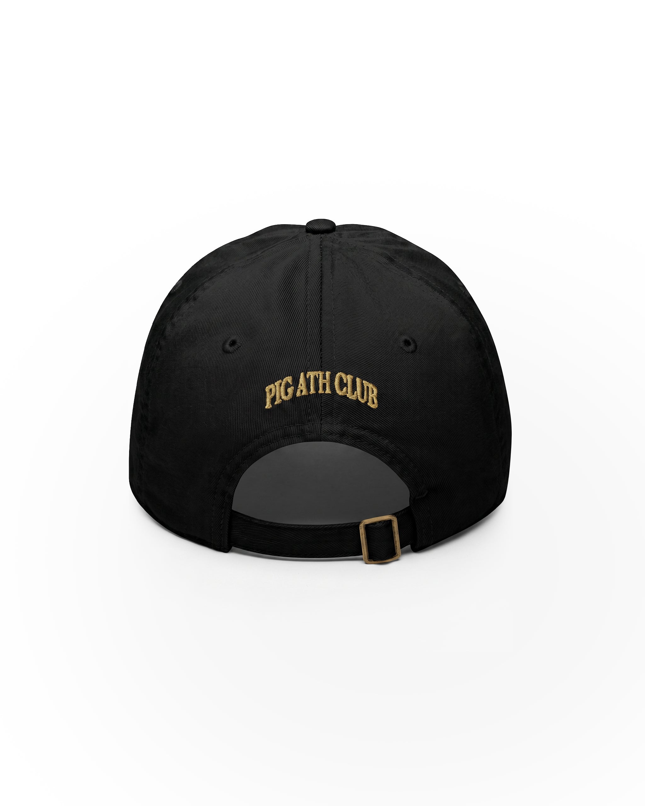 PigAthleticClub™ AMSTERDAM DAD CAP STRAPBACK - Black